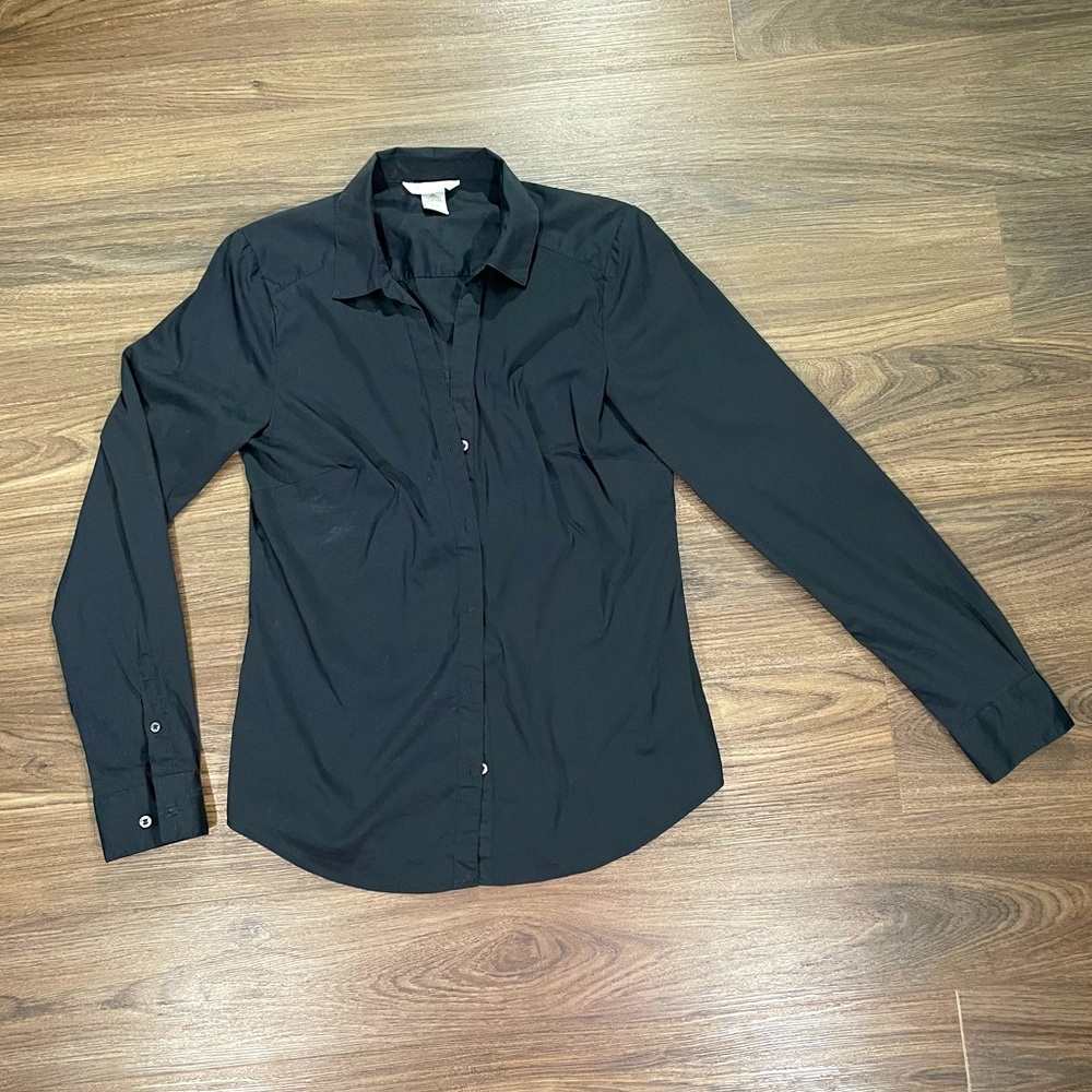 Black Button Down